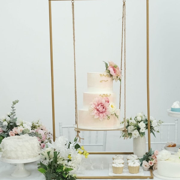 Gold Cake Stand Etsy