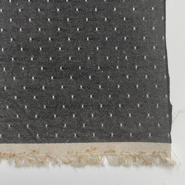 Charcoal Jacquard Dot 100% Cotton Fabric