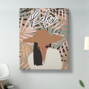 Relax Minimalistic Wall Art , Digital Wall Art , Printable Wall Art