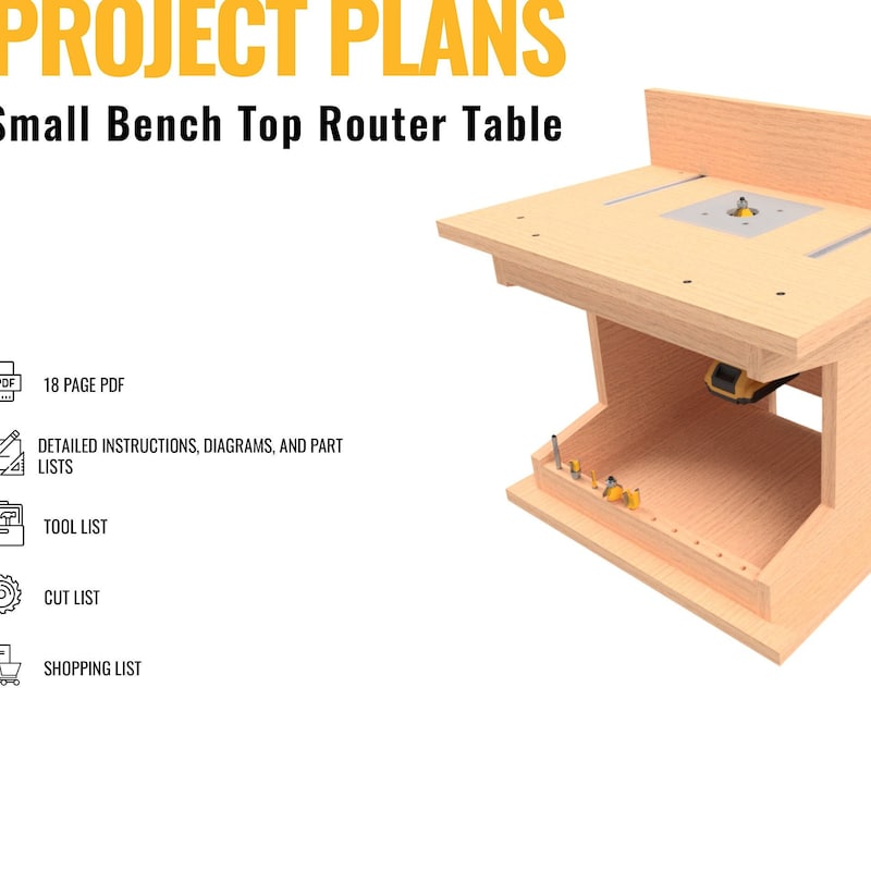 Router Table Plans - Etsy