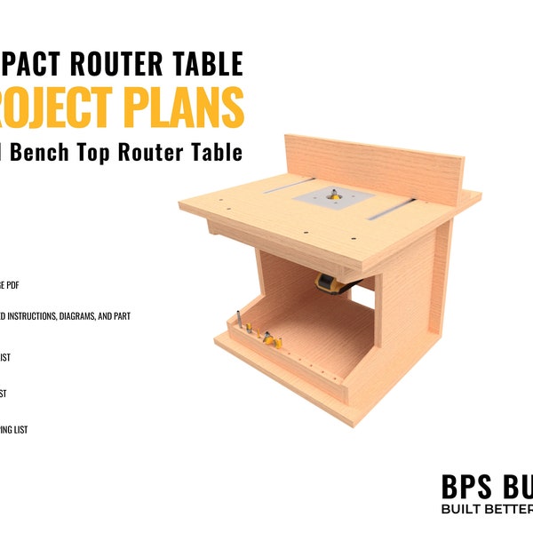 Compact Router Table Plan