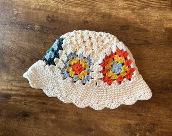Crochet Poppy Bucket Hat PATTERN | Easy Beginner Tutorial (PDF)
