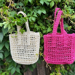 Crochet Tote PATTERN | Saint-Martin Mesh Tote | Easy Crochet | Crochet Tote