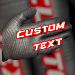 Custom Acrylic Car Badge Name 3D Emblem MULTI COLOR Customized Text Name! Pick a Font, Size & Colors With Car-Safe Adhesive Easy Install!