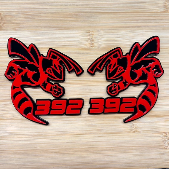 Custom 392 Hornet Car Badges Emblem BEE (2) MULTICOLOR Badges