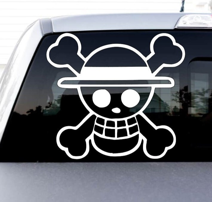  ACE Car Stickers one Piece car Stickers Anime car