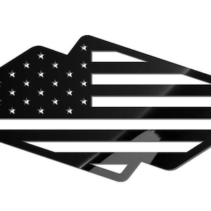 2x Fender Car Emblem Badge American Flag Logo for Ford Bronco Truck Sport Offroad 4x4 SUV Truck w/ Car-Safe Adhesive Easy Install!