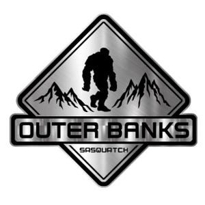 2x Fender Outer Banks Big Squatch Engraved Car Emblem Badge Logo Ford Bronco Truck Sport Offroad 4x4 SUV Truck CarSafe Adhesive Easy Install
