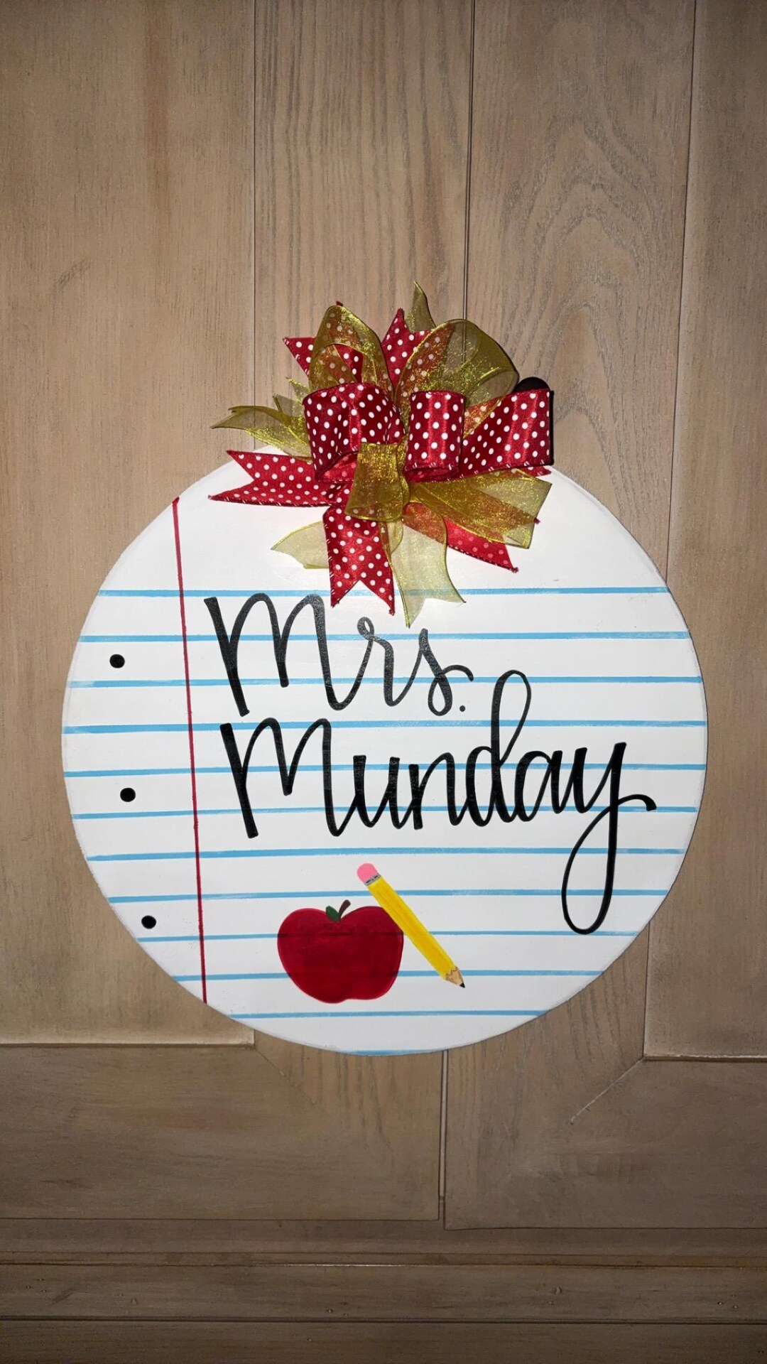 Notebook Signage Notebook Paper Door Sign - Etsy