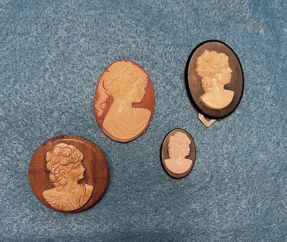 Group of Cameo Brooches