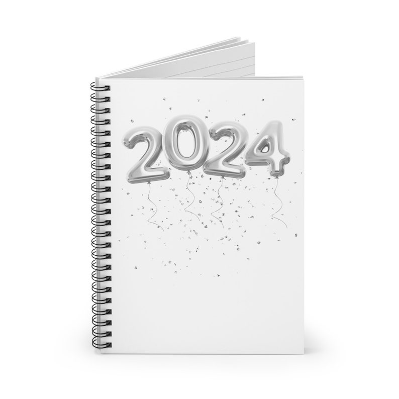 2024 Silver Notepad, 2024 Planner Notes, New Year's Gift, New Year ...