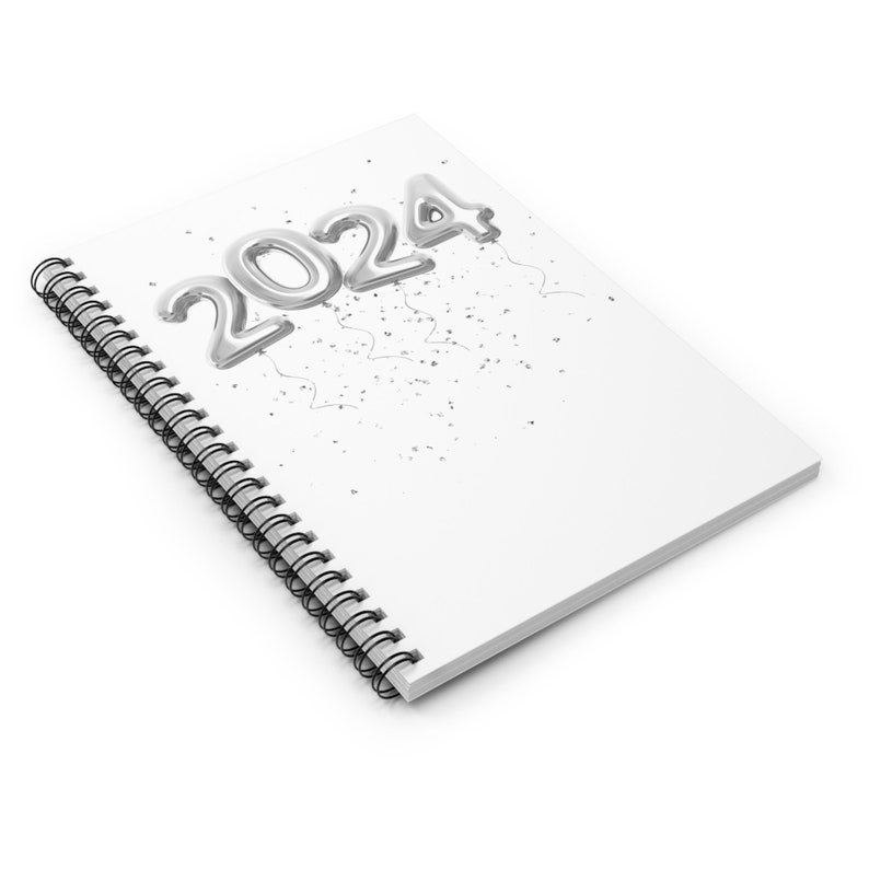 2024 Silver Notepad, 2024 Planner Notes, New Year's Gift, New Year