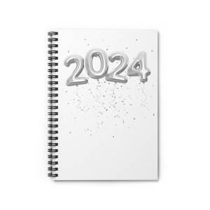 2024 Silver Notepad, 2024 Planner Notes, New Year's Gift, New Year ...