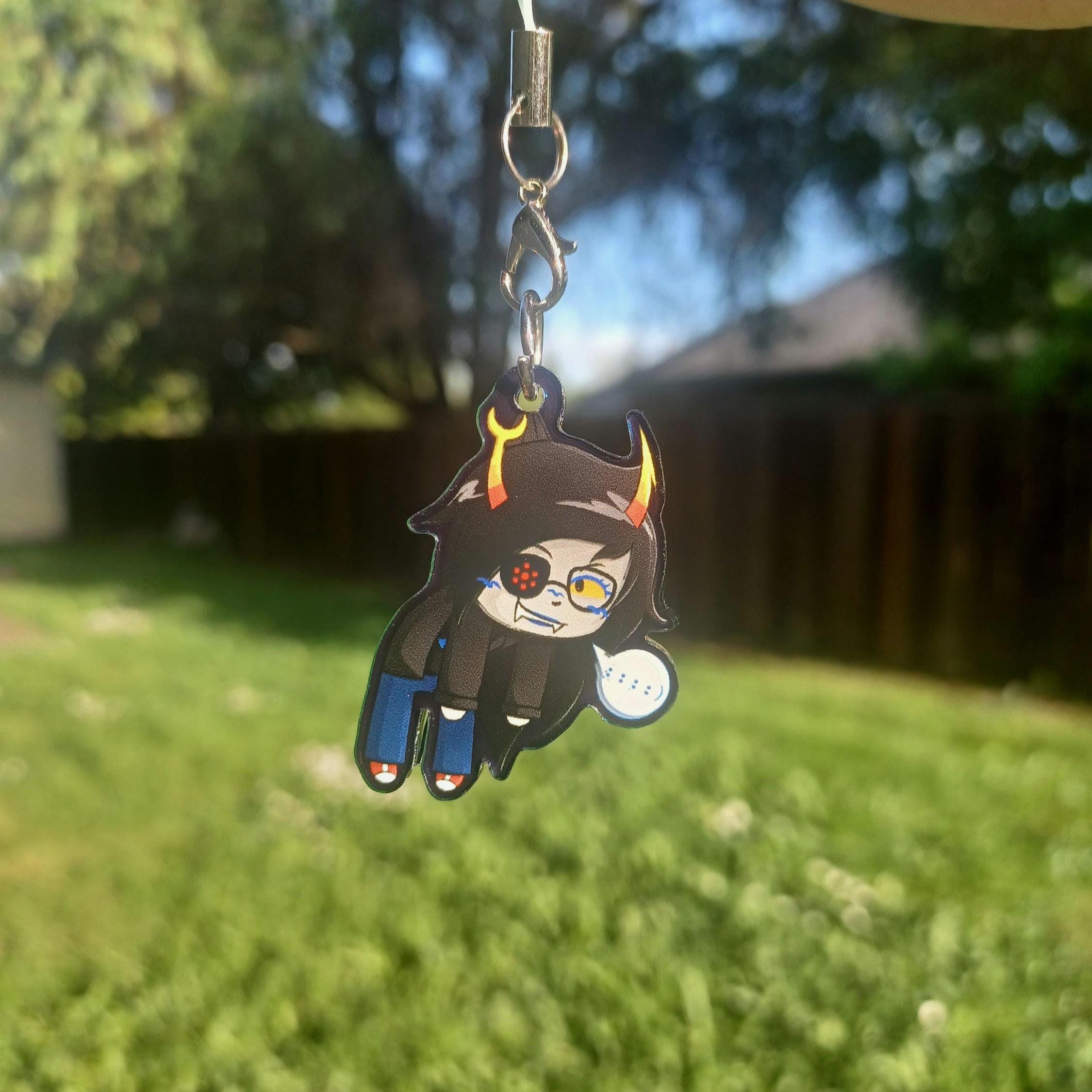 Homestuck Beta Troll Phone Charm Keychains! - Etsy