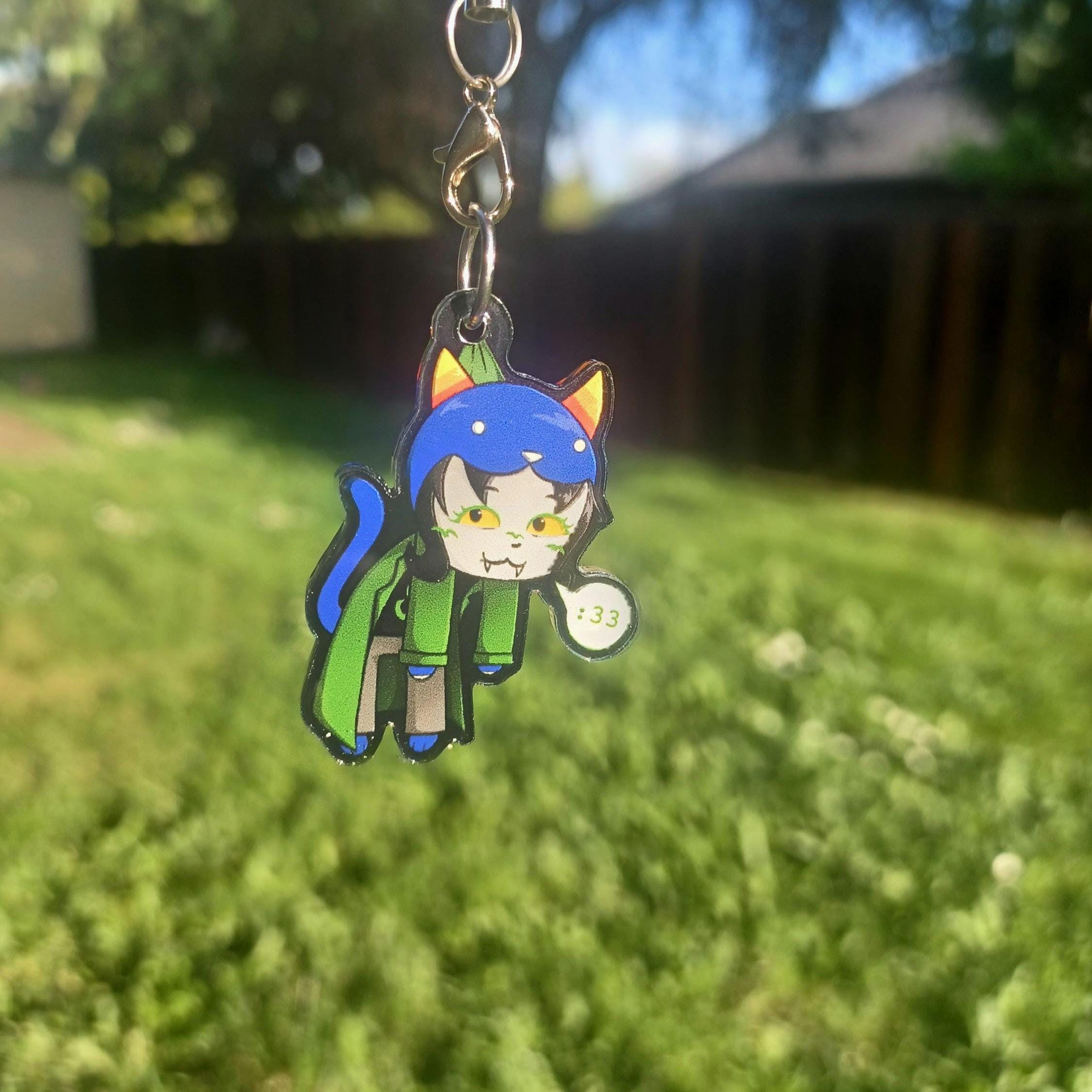 Homestuck Beta Troll Phone Charm Keychains! - Etsy