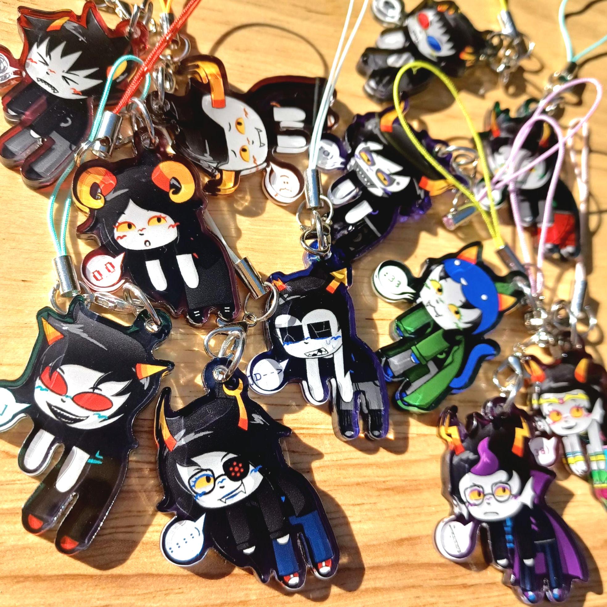 Homestuck Beta Troll Phone Charm Keychains! - Etsy