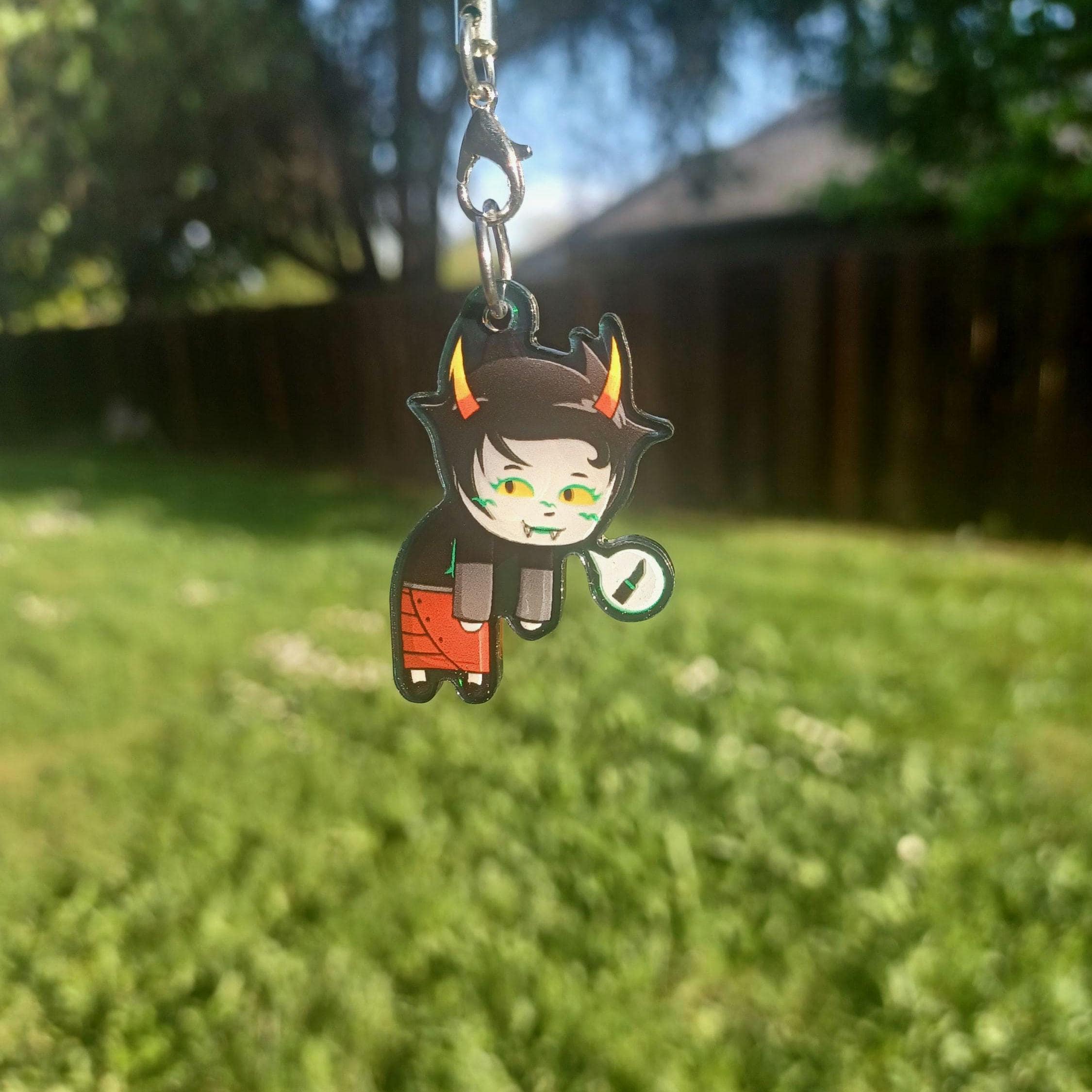 Homestuck Beta Troll Phone Charm Keychains! - Etsy