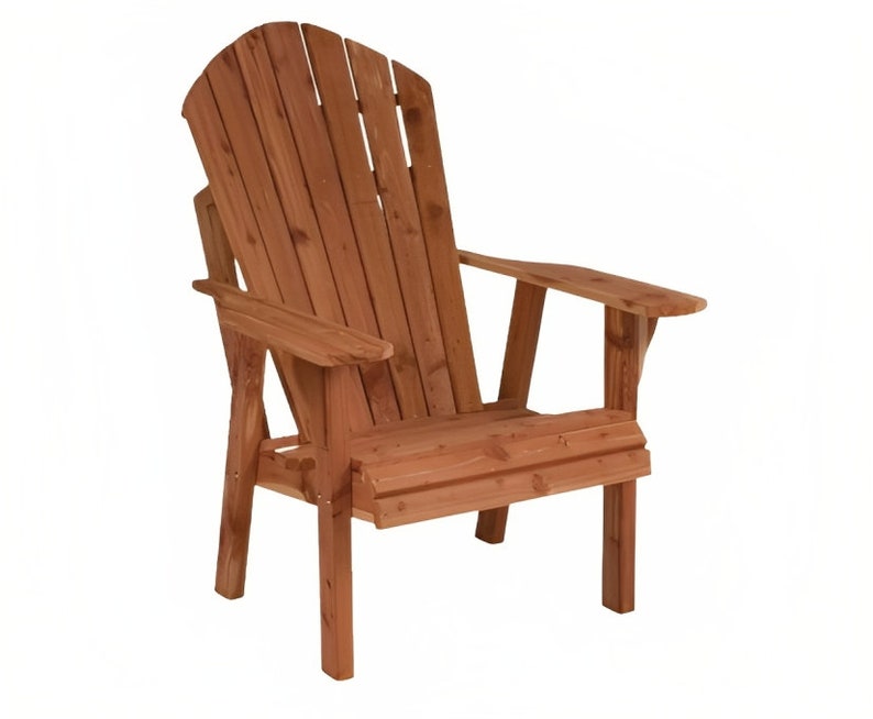 Adirondack Chair Wooden Furniture Outdoor Chair Cedar Etsy