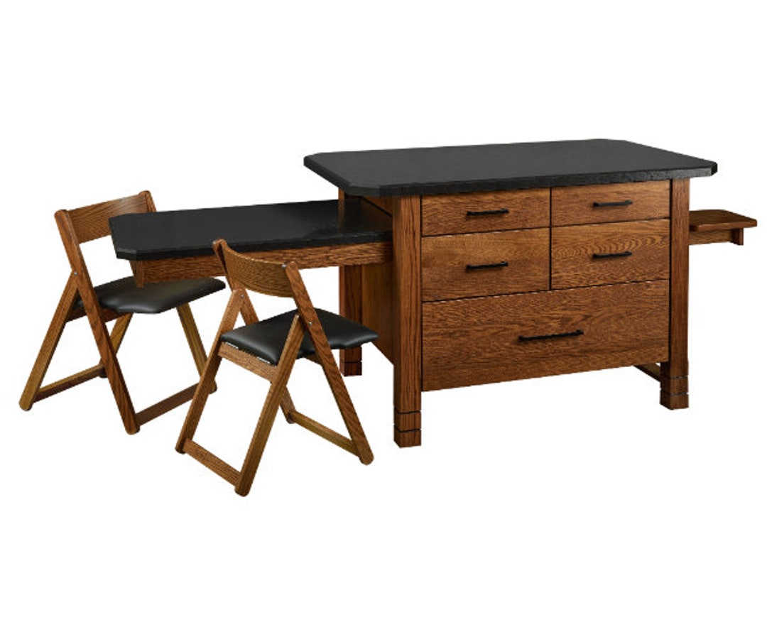 Kitchen Island Wooden Furniture Butcher Block Counter Top Rustic