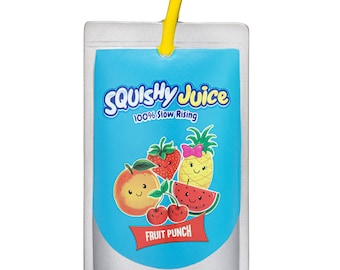 Juice Squishy / Super Slow Rising Squishy / Fruit Scented/ Licensed Squishies/ Kawaii Squishies / Stress Balls / Toys / Squishy