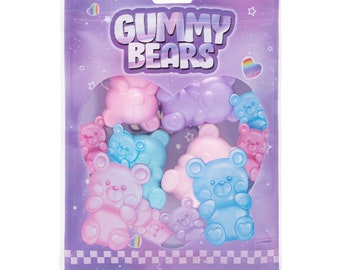 Gummy Bear Squishy/ Super Slow Rising Squishy / Marshmallow Scented / Licensed Squishies/ Kawaii Squishies / Stress Balls / Toys / Squishy