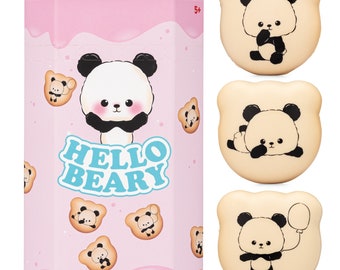 Hello Panda Squishy: Strawberry Scented, Slow Rising, Silly Squishies
