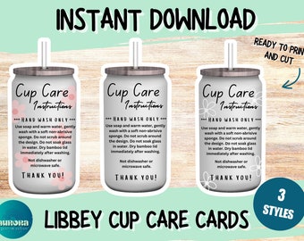 Instrucciones de cuidado de la cristalería Libbey: Suministros para pequeñas empresas (Descarga digital)