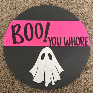 Boo! 18&quot; door sign