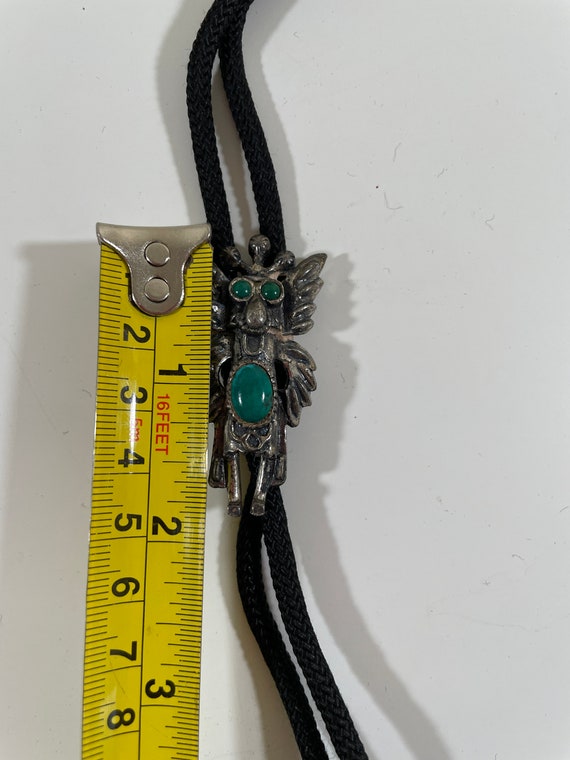 Vintage Sancrest Kachina Dancer Bolo Tie Pewter a… - image 10