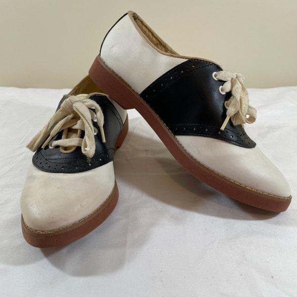 Womens Saddle Shoes Etsy