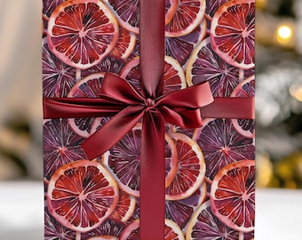Blodapelsin Citrus Presentpapper - Florida Style Foodie Presentpapper