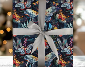 Botaniskt mal-presentpapper – Gotisk skogsmark-presentpapper