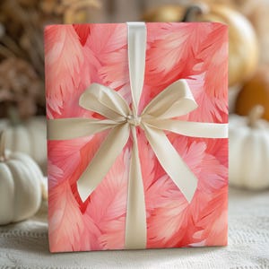 Barbiecore Gift Wrap 28x39&quot; Roll Pink Christmas Wrapping Paper Baby Girl Gender Reveal Birthday Holiday Girly Shabby Chic Gift Wrap