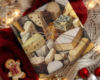 Gourmet ostpresentpapper - Färgglatt matpresentpapper