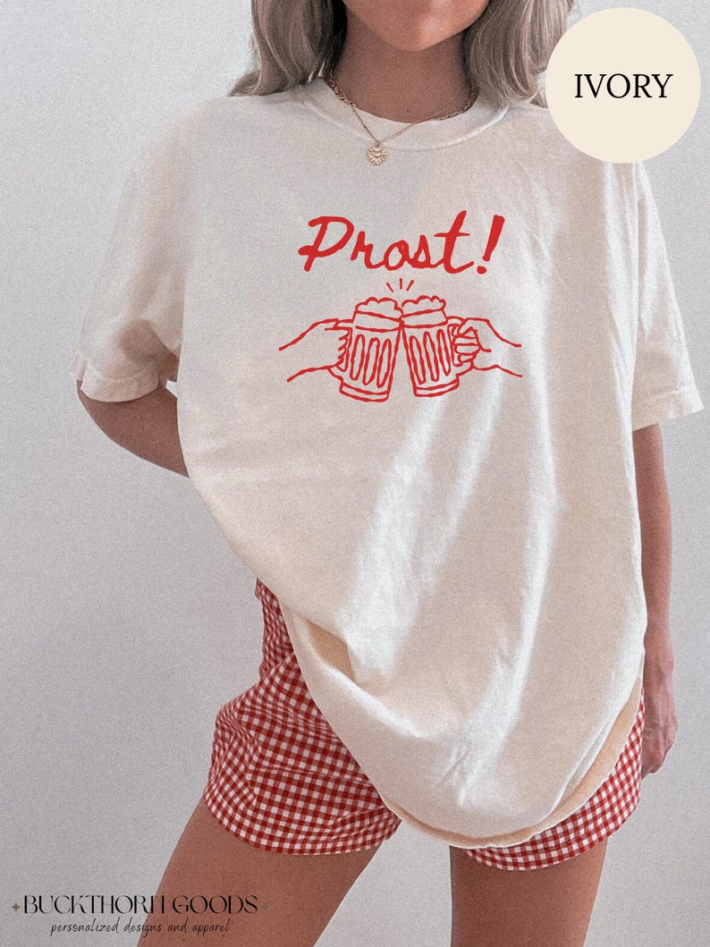 ¡Salud! Camiseta para disfrutar de la cerveza Oktoberfest, camiseta unisex para festivales de cerveza, camiseta para fiestas bávaras alemanas, regalo para festivales de otoño, camiseta para amantes de la cerveza artesanal. imagen 1