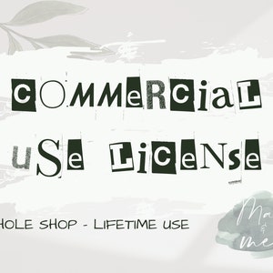 Whole Shop | Commercial License | Digital Download