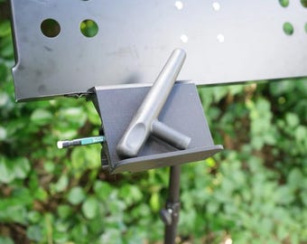 Harfe-Stimmschlüssel- & Telefon-/Stimmgeraethalter für Notenständer