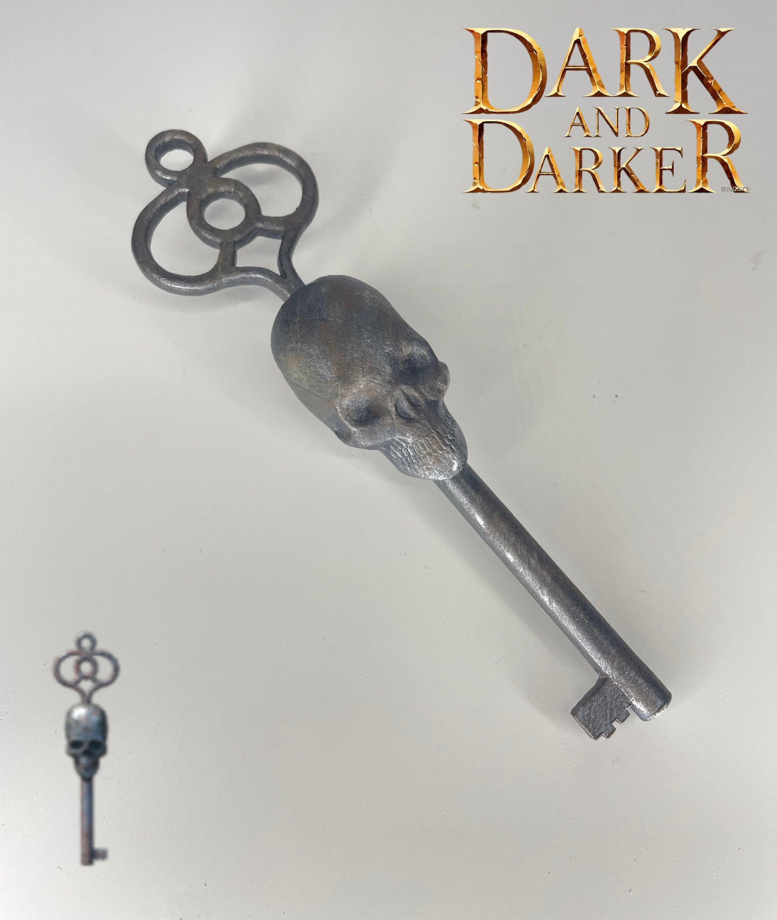 Dark and Darker Skull Key Prop