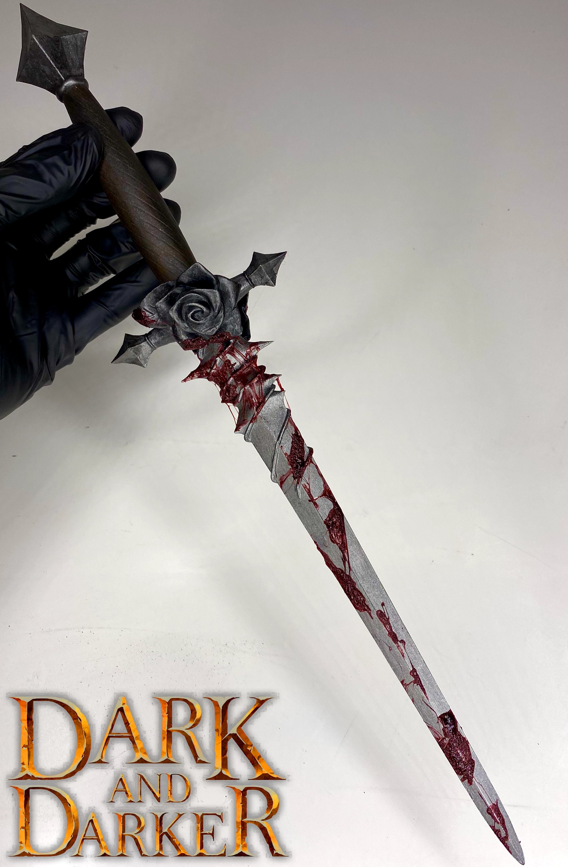 Dark and Darker Deathbloom Prop Dagger, Anime, Cosplay, 3d Print