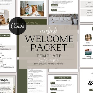 Airbnb Welcome Book Mountain Theme, Airbnb House Manuel, Airbnb Printable, Airbnb template, Airbnb Check In, Airbnb guest book, Airbnb Signs