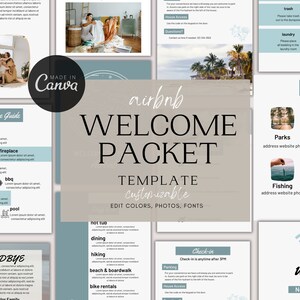 Airbnb Welcome Book Beach Theme, Airbnb House Manuel, Airbnb Printable, Airbnb template, Airbnb Check In, Airbnb guest book, Airbnb Signs