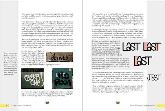 Ultimate Graffiti Guide Book Part 1 - Fundamentals - Etsy