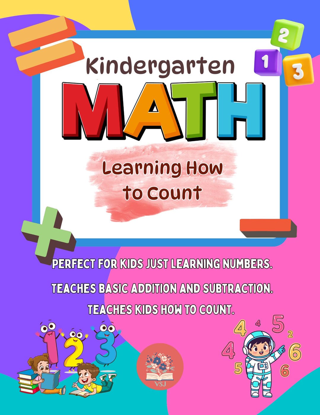 VSJ Kindergarten Math Book - Etsy