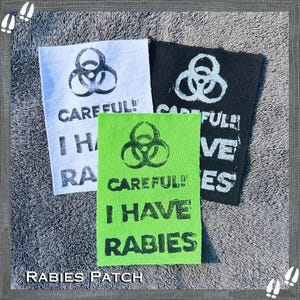 Parche punk antirrábico