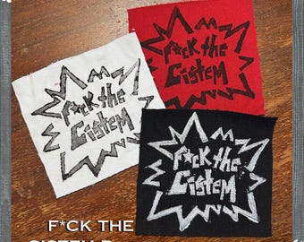 F O Patch Punk Cis-Tem