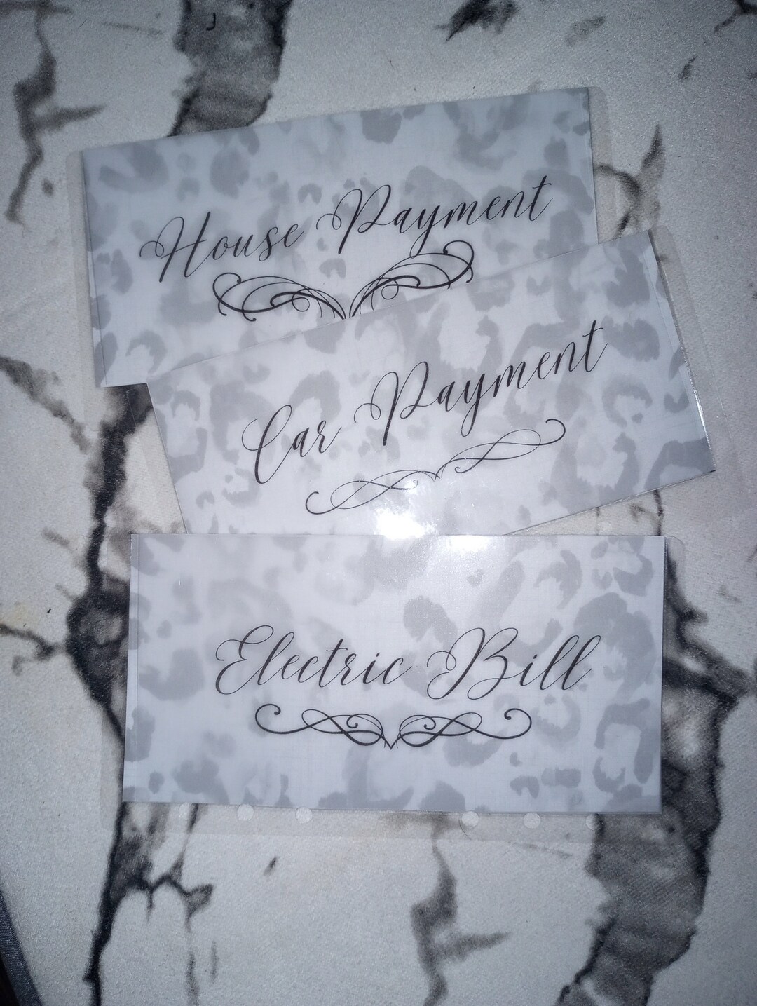 Vellum A6 Binder Envelopes Etsy