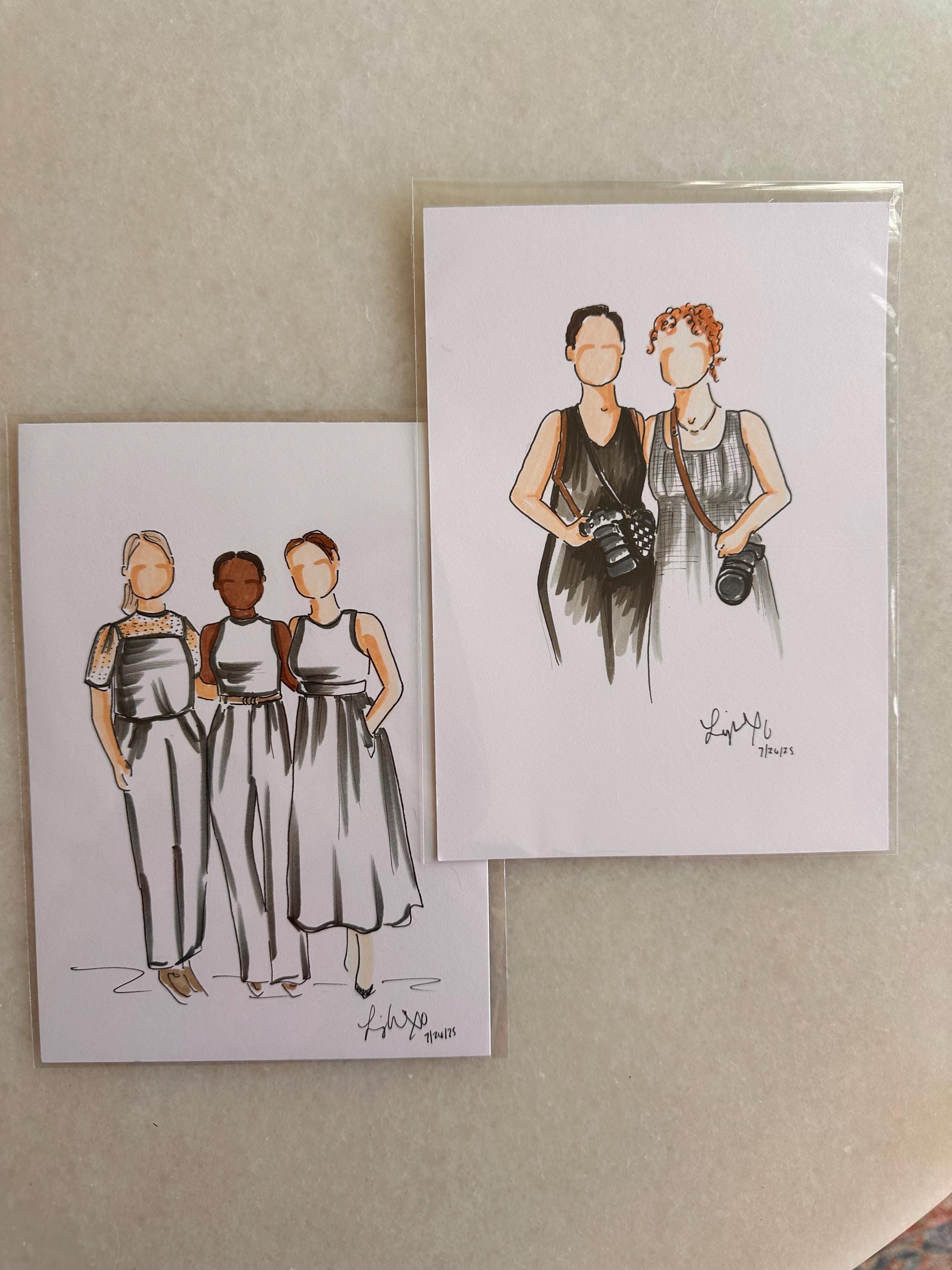 Personalized, Custom Hand Drawn Illustration - Etsy
