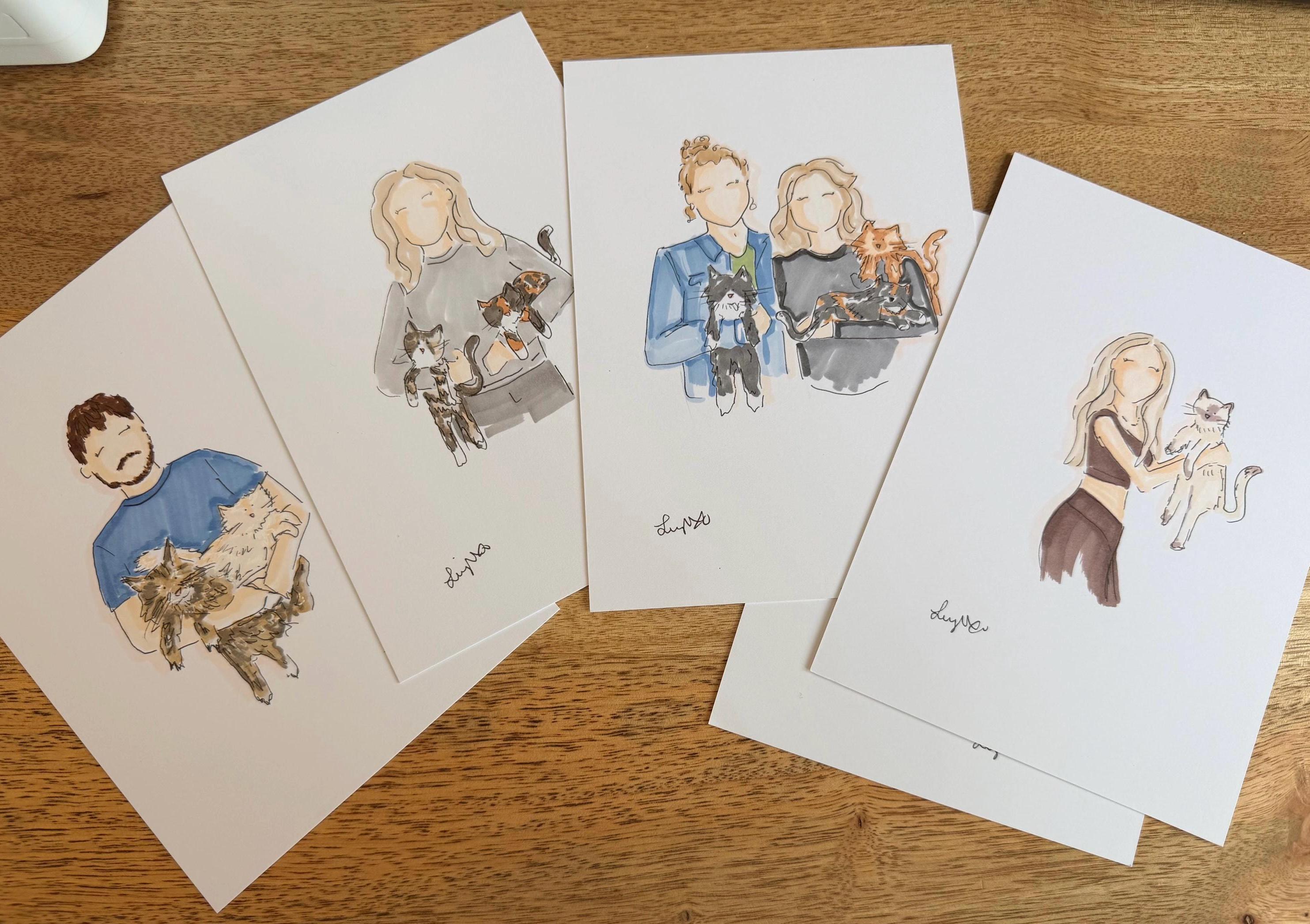 Personalized, Custom Hand Drawn Illustration - Etsy