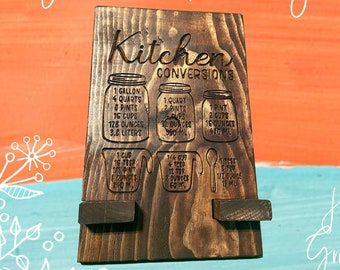 Cookbook stand | Cookbook holder | Tablet holder | iPad Holder | Gift for your Kitchen