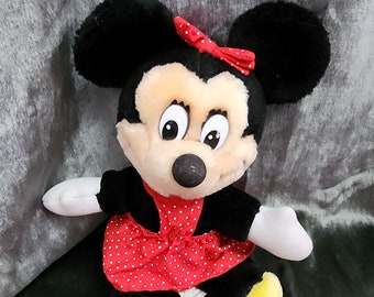 Retro Minnie Mouse Stuffed Animal From Disney World